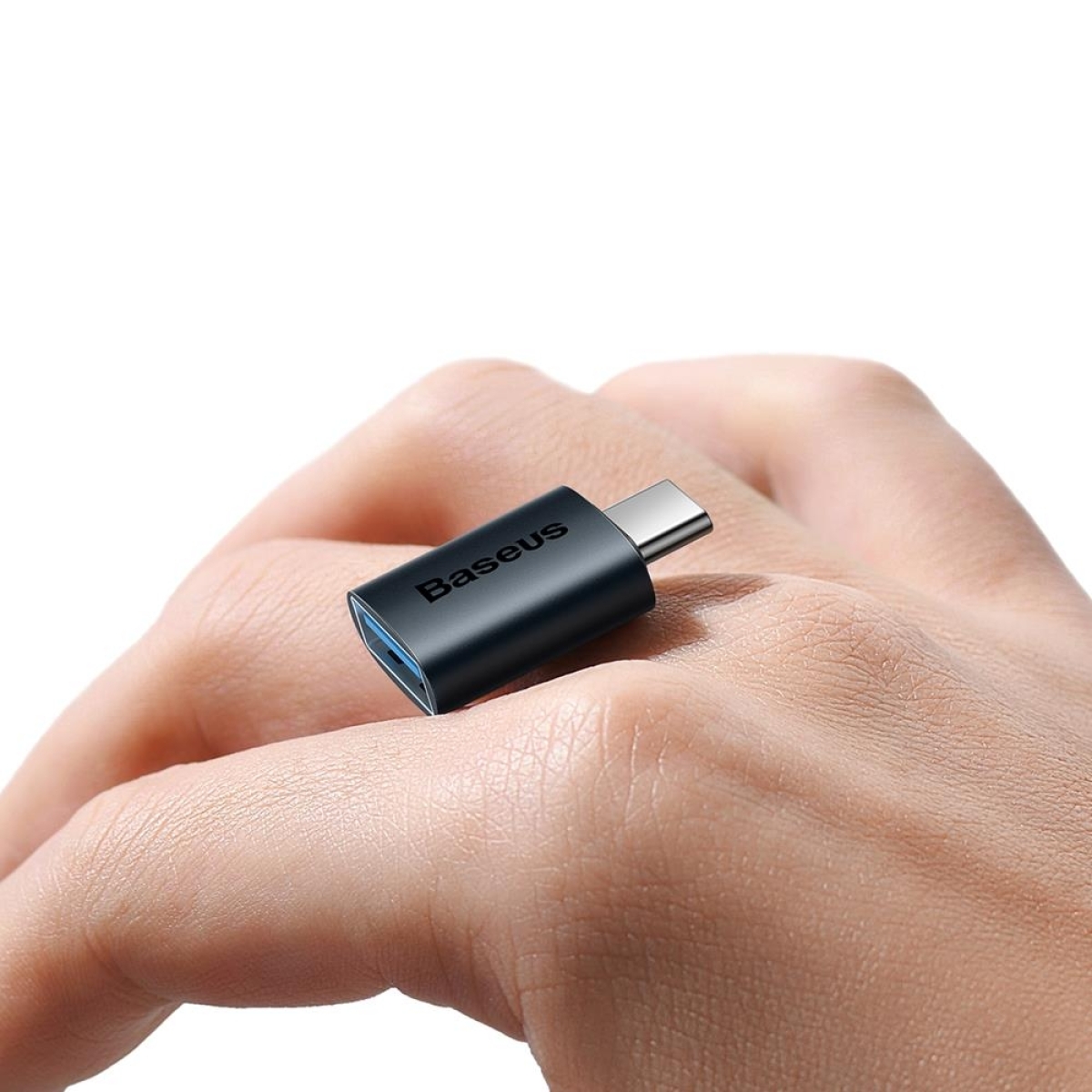 Baseus OTG Αντάπτορας Ingenuity USB-A σε Type C 3.1 Μπλε ZJJQ000003 - Image 4