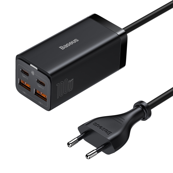 Baseus Φορτιστής GaN3 Pro 100W 2xType C