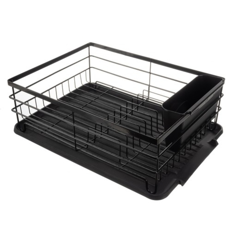 Στεγνωτήρας Νεροχύτη Μεταλλικός 44x31.5x14.5cm Μαύρος 00021992