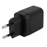 Deltaco Φορτιστής Τοίχου, 1x USB-C PD 20W Μαύρος USBC-AC151 - Image 2