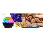 MusicMate Διακοσμητικό Φωτιστικό με Φωτισμό RGB Party Light Ball LED AB69S - Image 4