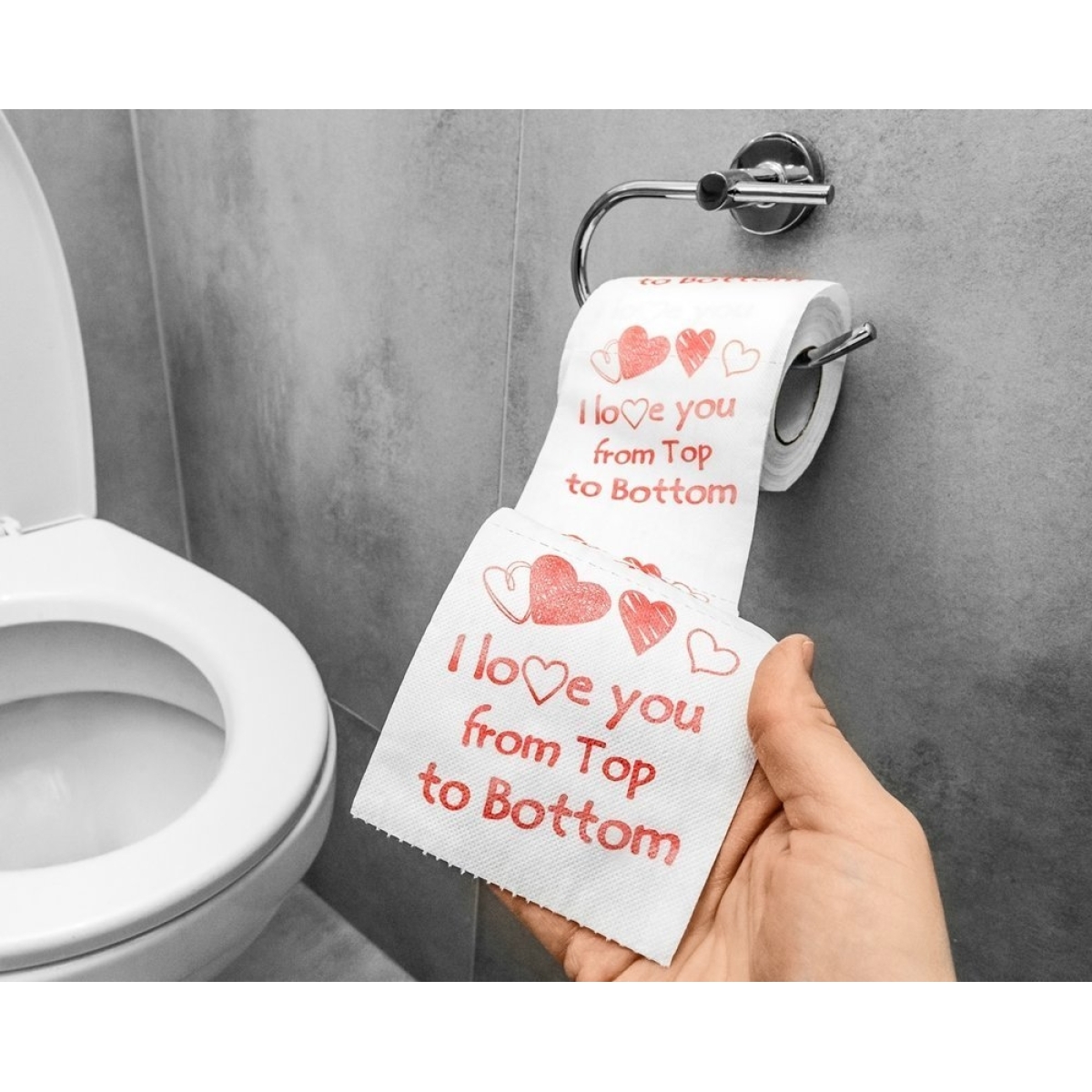 Gadget Master Χαρτί Υγείας I LOVE YOU - Image 4