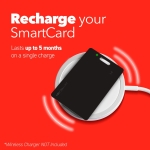 KEY SMART SmartCard Επαναφορτιζόμενο Tracker σε Σχήμα Κάρτας Συμβατό με Apple Find My Network Μαύρο KS500-BLK - Image 3
