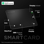 KEY SMART SmartCard Επαναφορτιζόμενο Tracker σε Σχήμα Κάρτας Συμβατό με Apple Find My Network Μαύρο KS500-BLK - Image 2