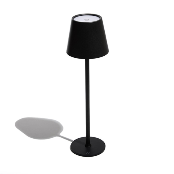 Muitomas Επαναφορτιζόμενο LED Φωτιστικό Γραφείου USB-C 1800mAh Μαύρο TABLELAMPBK
