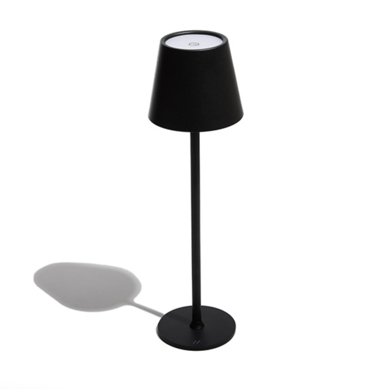 Muitomas Επαναφορτιζόμενο LED Φωτιστικό Γραφείου USB-C 1800mAh Μαύρο TABLELAMPBK