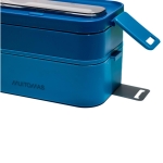 Muitomas Δοχείο Φαγητού 1700ml Πλαστικό με Καπάκι, Πιρούνι και Κουτάλι, Κατάλληλο για Φούρνο Μικροκυμάτων Μπλε LUNCHBOXLBL - Image 3