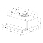Teka Συρόμενος Απορροφητήρας 50cm Inox TL1-52 - Image 2