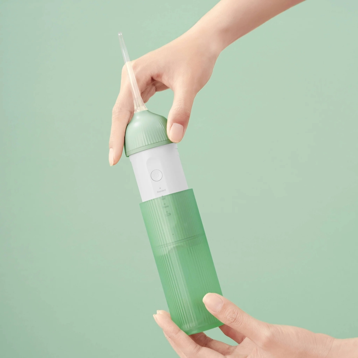 Lucent Flare Oral Dental Flosser Νερού Επαναφορτιζόμενο με 3 Λειτουργίες Πράσινο (Mint) 10611 - Image 4