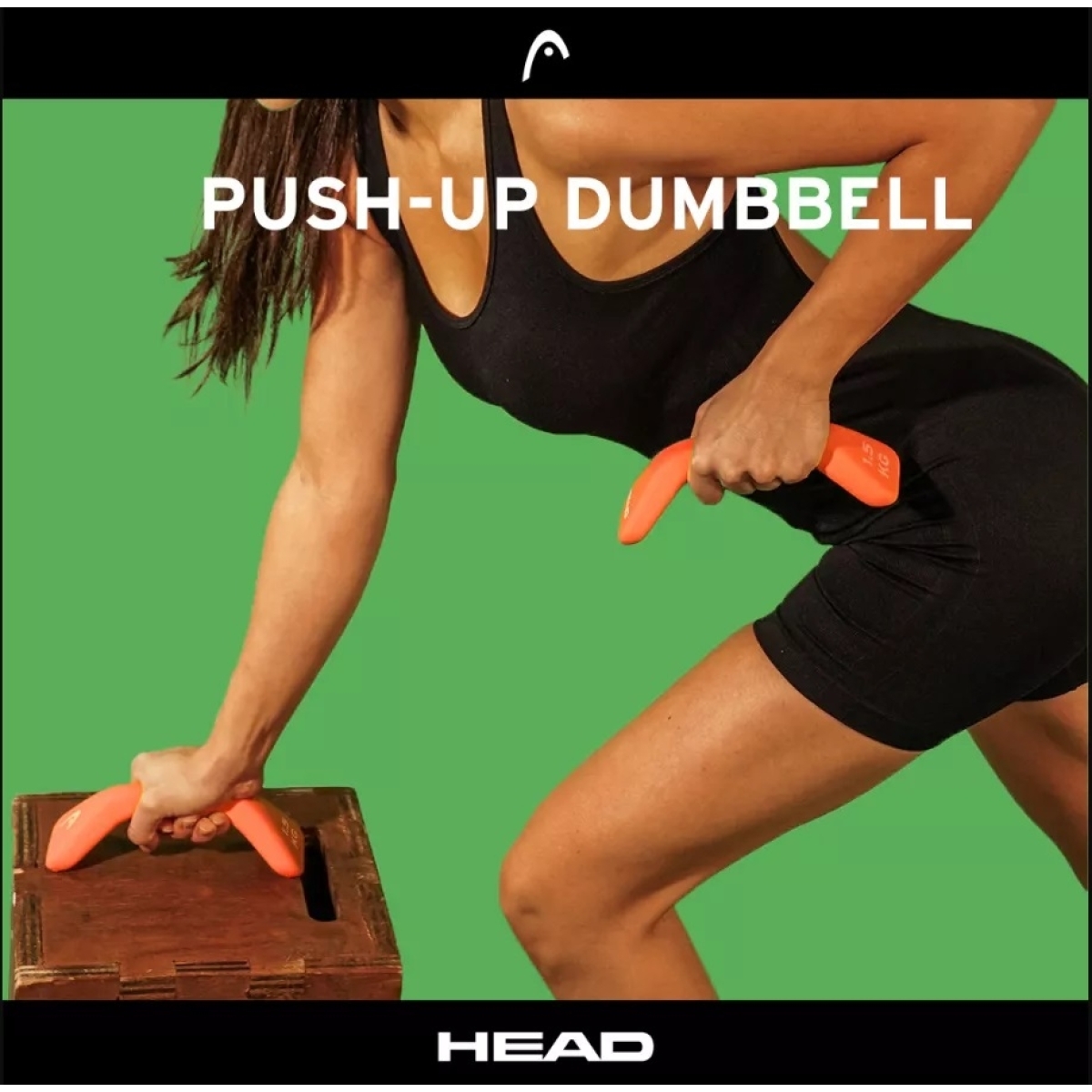 HEAD Βαράκια/Χειρολαβές για Push ups Σετ 2 x 1,5kg Πορτοκαλί HA188-3 - Image 4