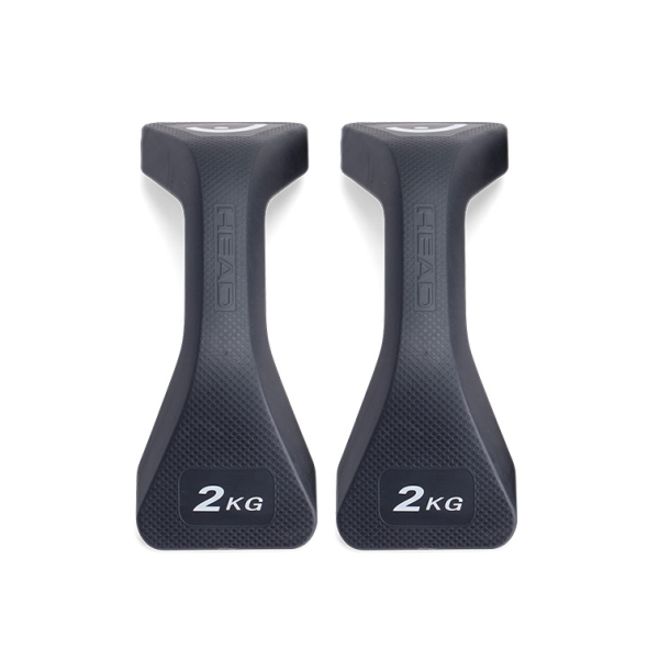 HEAD Βαράκια/Χειρολαβές για Push ups Σετ 2 x 2kg Μαύρα HA188-4