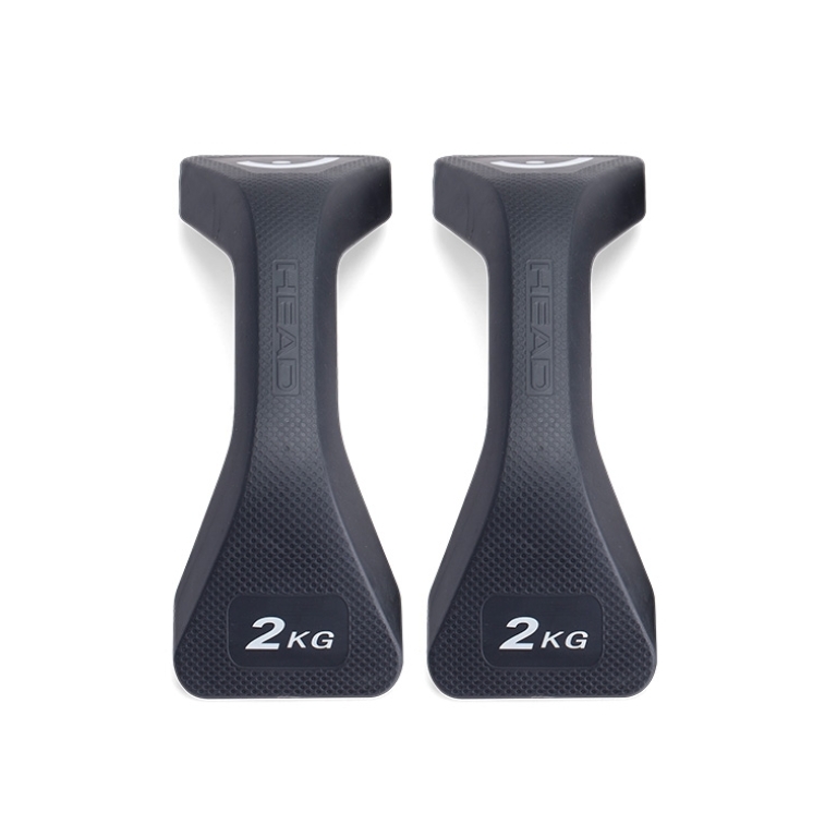 HEAD Βαράκια/Χειρολαβές για Push ups Σετ 2 x 2kg Μαύρα HA188-4