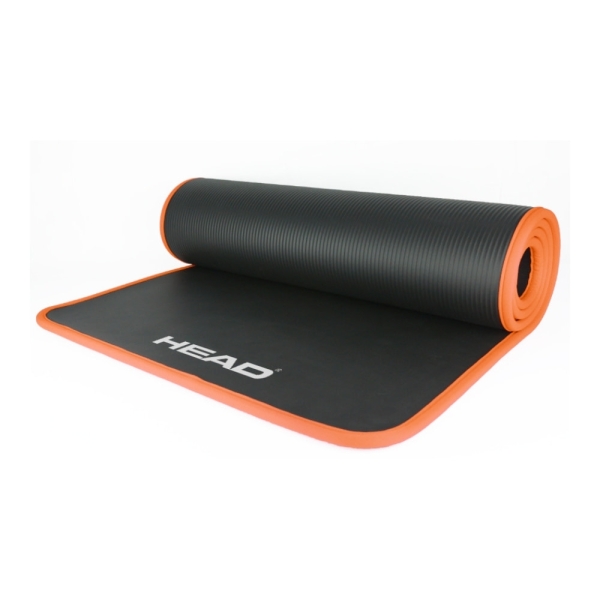 HEAD Στρώμα Γυμναστικής Yoga/Pilates (NBR) Μαύρο/Πορτοκαλί HA717C