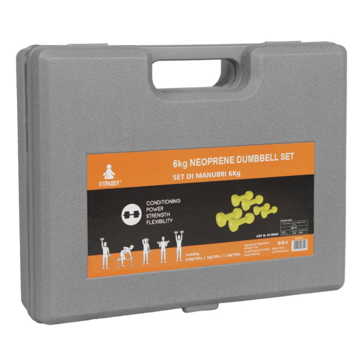 2x1.5kg Κίτρινα σε Βαλιτσάκι DBKIT6YL