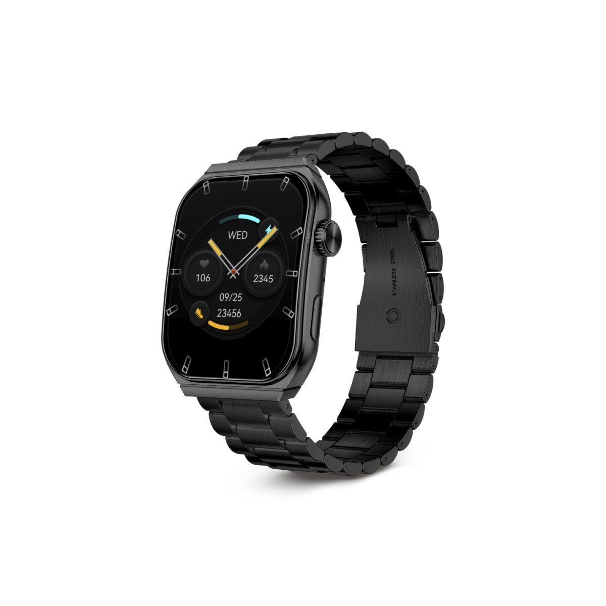 KSIX Smartwatch Olympo, 1.96" AMOLED IP67 Sports & Health Mode Μαύρο BXSW20N - Image 2