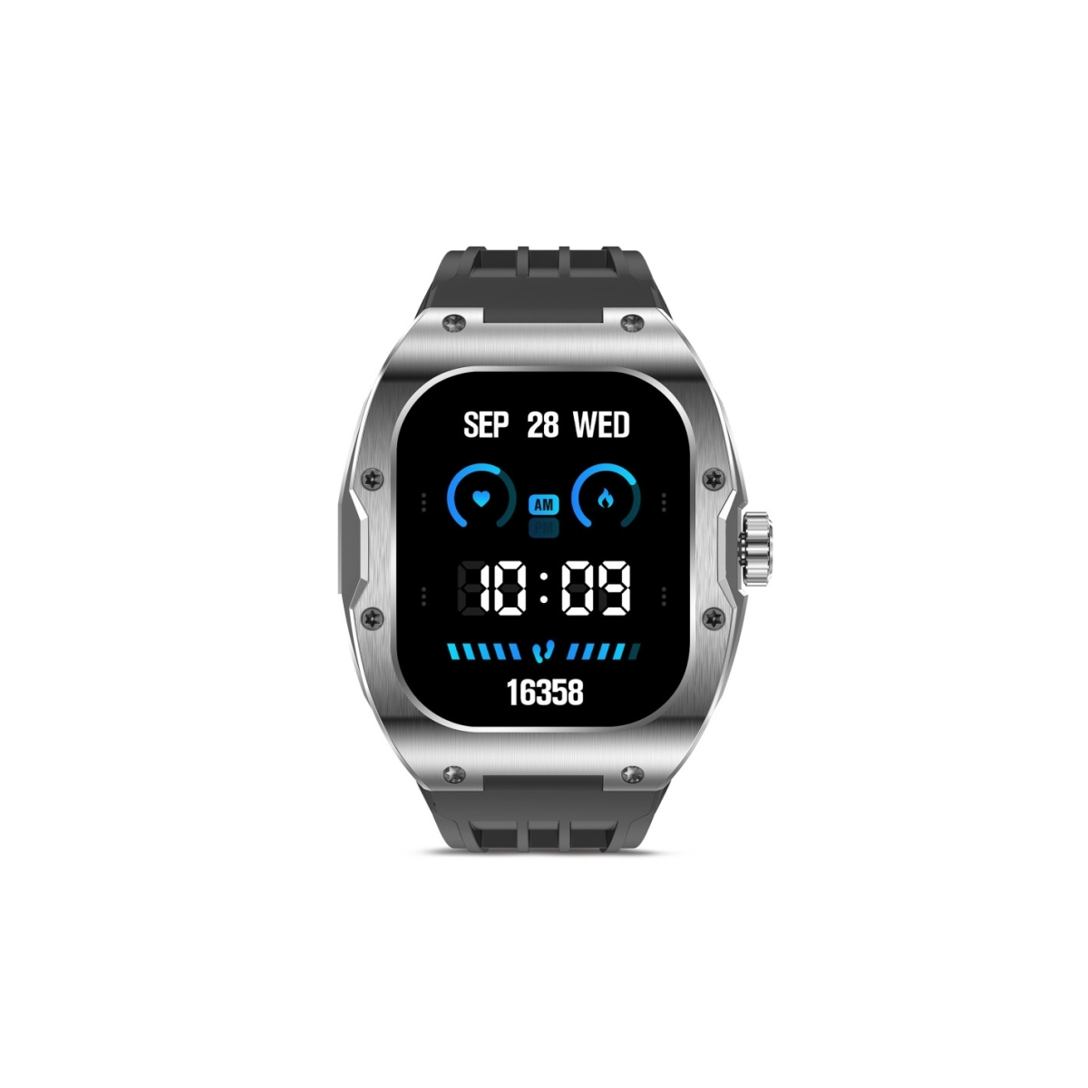 KSIX Smartwatch Hero, 1.95" AMOLED IP68 Sports & Health Mode Μαύρο BXSW25N - Image 4