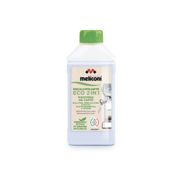 Meliconi Σετ 2τμχ Υγρό Καθαριστικό Καφετιέρας 2x250ml ECO DECALK 2 IN 1 656163
