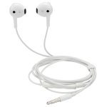 STREETZ Ακουστικά Ψείρες 3,5mm με Μικρόφωνο Λευκά E130-WHT - Image 4