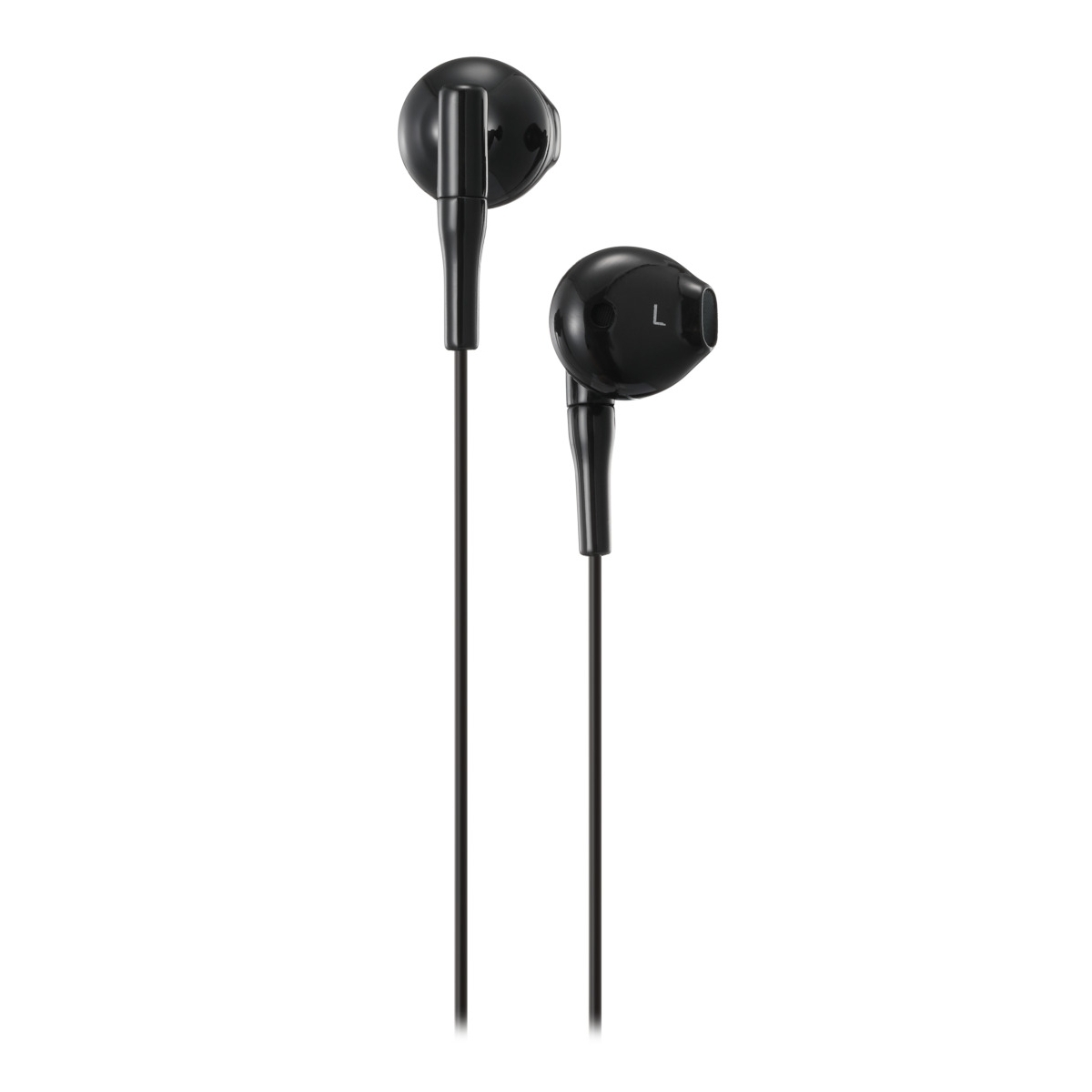 STREETZ Ακουστικά Ψείρες 3,5mm με Μικρόφωνο Μαύρα E130-BLK - Image 2
