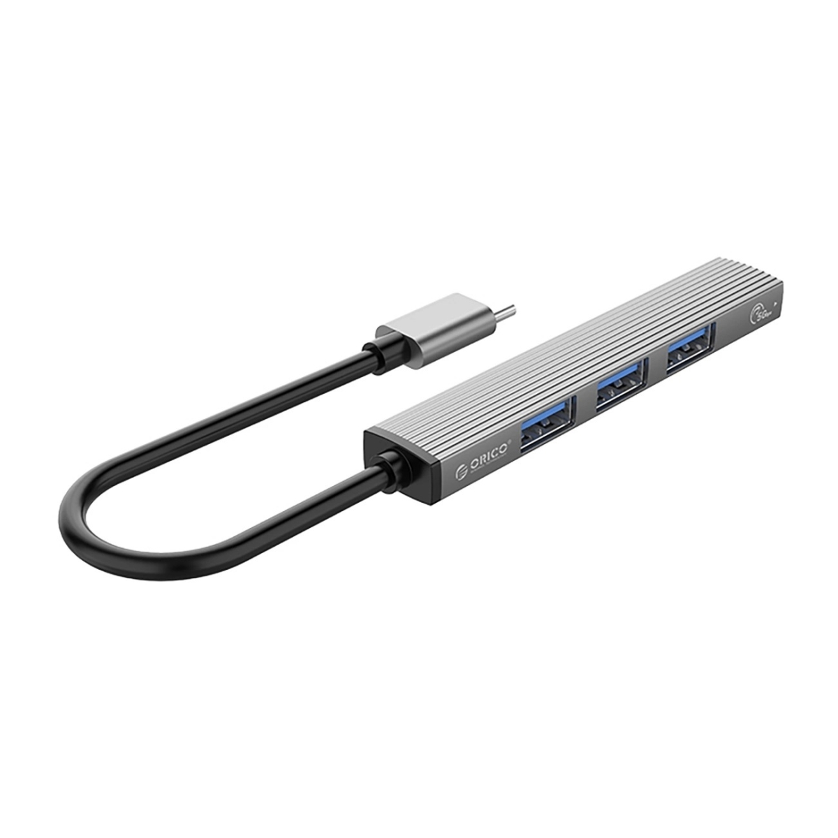 Orico USB-C Hub Docking Station 1x USB-A 3.0 + 3x USB-A 2.0 Γκρι AH-13 - Image 4