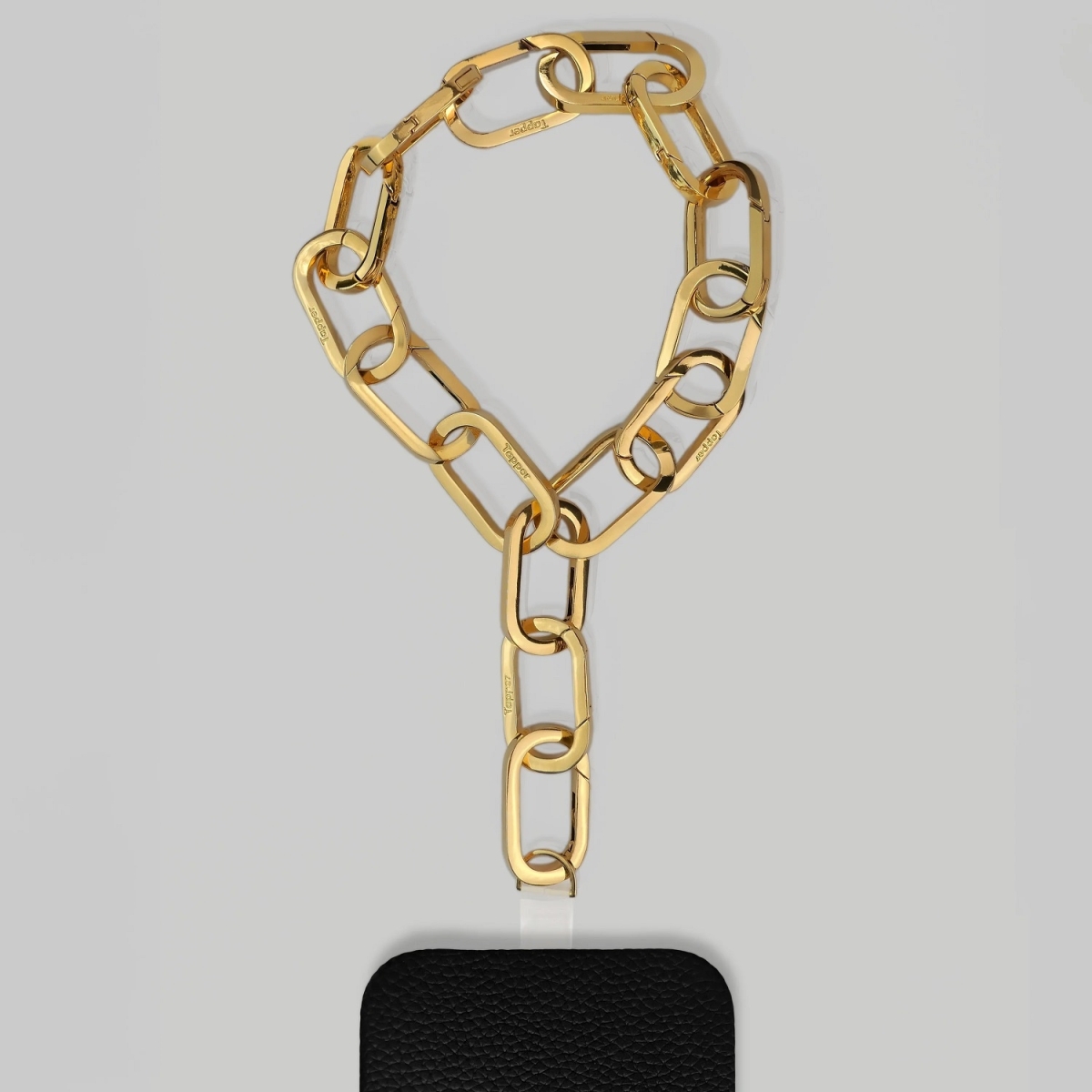 Tapper Αλυσίδα Χειρός με Carabiner Universal Χρυσή 18K Gold 1363 - Image 2