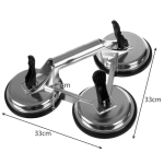 Τριπλή Βεντούζα Εργασίας Αλουμινίου Διαμέτρου 120mm με Ικανότητα Συγκράτησης 150kg 00022361 - Image 2