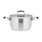 Teesa Cook Prime Σετ 3 Κατσαρόλες από Ανοξείδωτο Ατσάλι με Καπάκι TSA0149 - Image 3