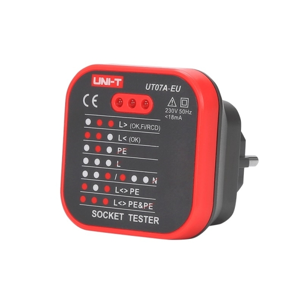 Uni-T UT07A-EU Tester Πρίζας