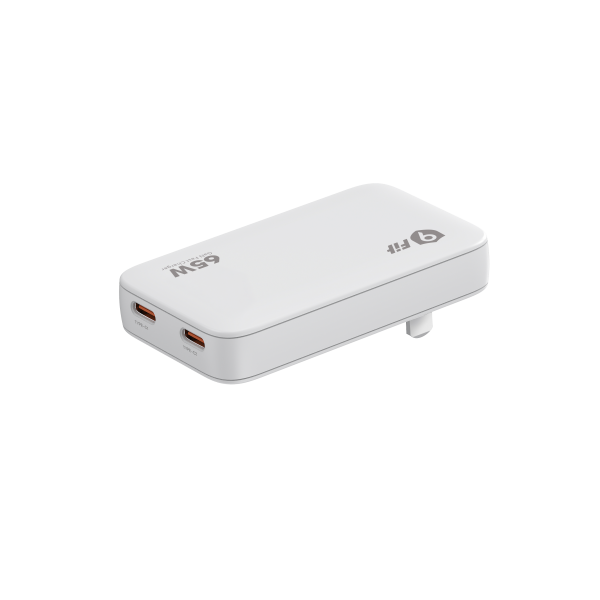 9FIT Wall Charger Slim GaN PD 65W-2C US Foldable