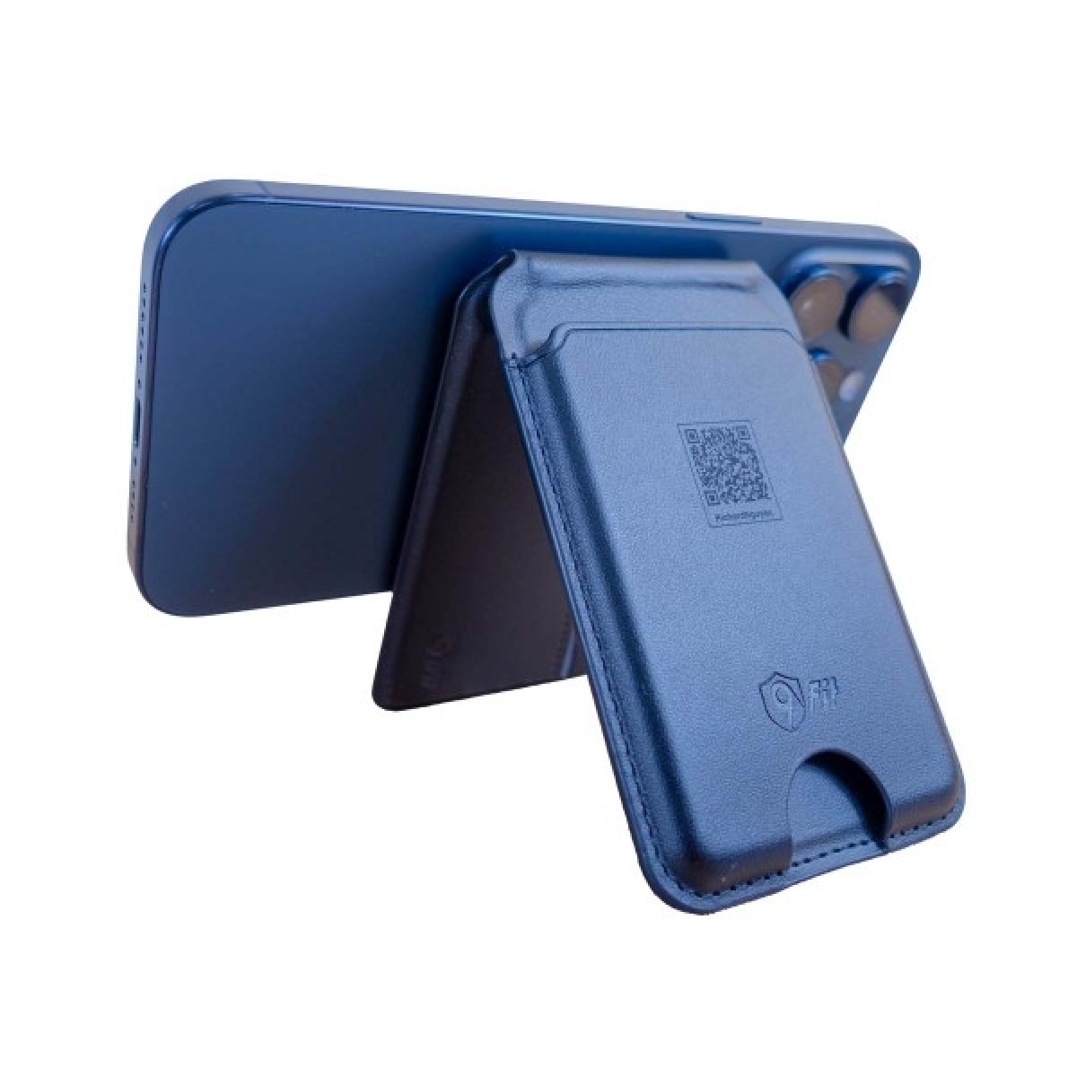 9FIT E-Biz Mag Phone Stand + NFC Business card Wallet , Midnight Blue 9WEC001BU - Image 3