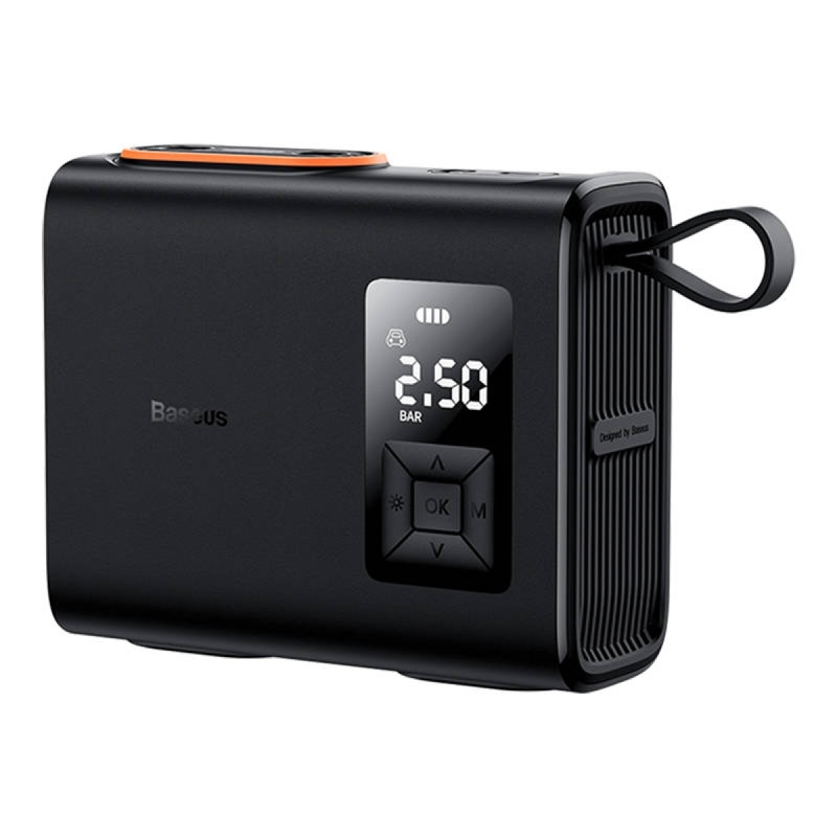 Baseus Τρόμπα Αυτοκινήτου Επαναφορτιζόμενη 6000 mAh Type C με Φακό LED CRNL060001 - Image 2