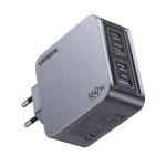 Ugreen Φορτιστής 220V 160W 1xUSB-A, 3xUSB-C Nexode Pro GaN και Καλώδιο Type C 1.5m Γκρι X763 / 25877 - Image 2