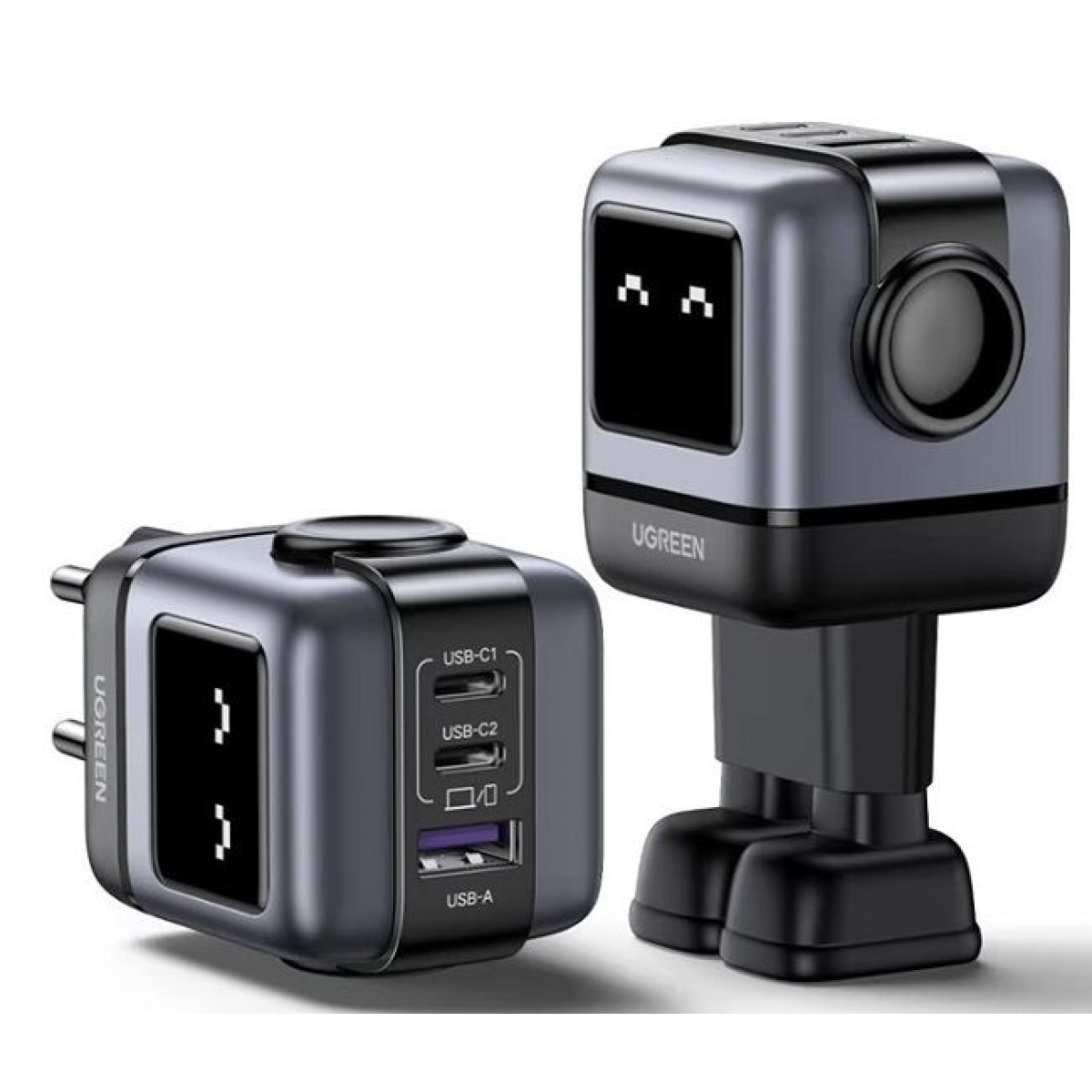 2xUSB-C Nexode RG Robot GaN Γκρι CD361 / 25685B