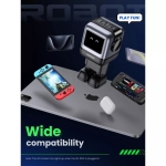 Ugreen Φορτιστής Χωρίς Καλώδιο 220V 65W, USB-A, 2xUSB-C Nexode RG Robot GaN Γκρι CD361 / 25685B - Image 3