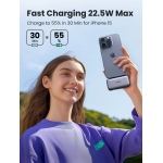 Ugreen Powerbank 5000 mAh 22.5W, με Ενσωματωμένο Βύσμα USB-C Γκρι PB503 / 35338 - Image 2