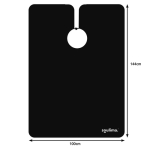 Μπέρτα Κουρέματος από Πολυεστέρα 100x144cm Μαύρη 00018980 - Image 4