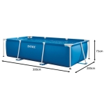 INTEX Πισίνα PVC με Μεταλλικό Σκελετό 28272 300x200x75εκ 00025169 - Image 2