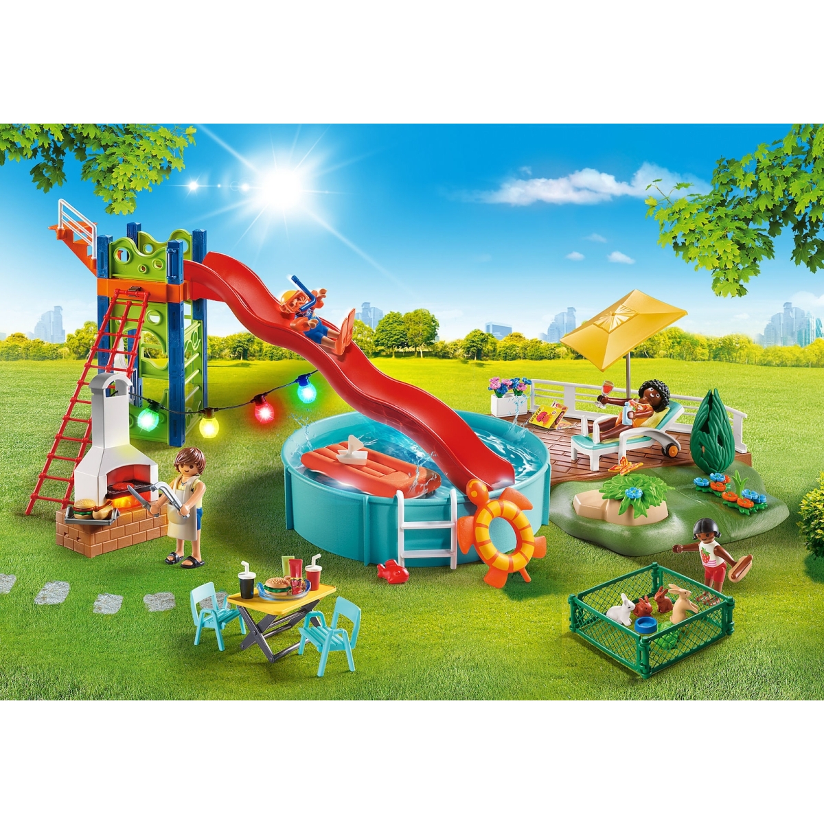 Playmobil City Life Πάρτυ στην Πισίνα για 4-10 ετών - Image 2