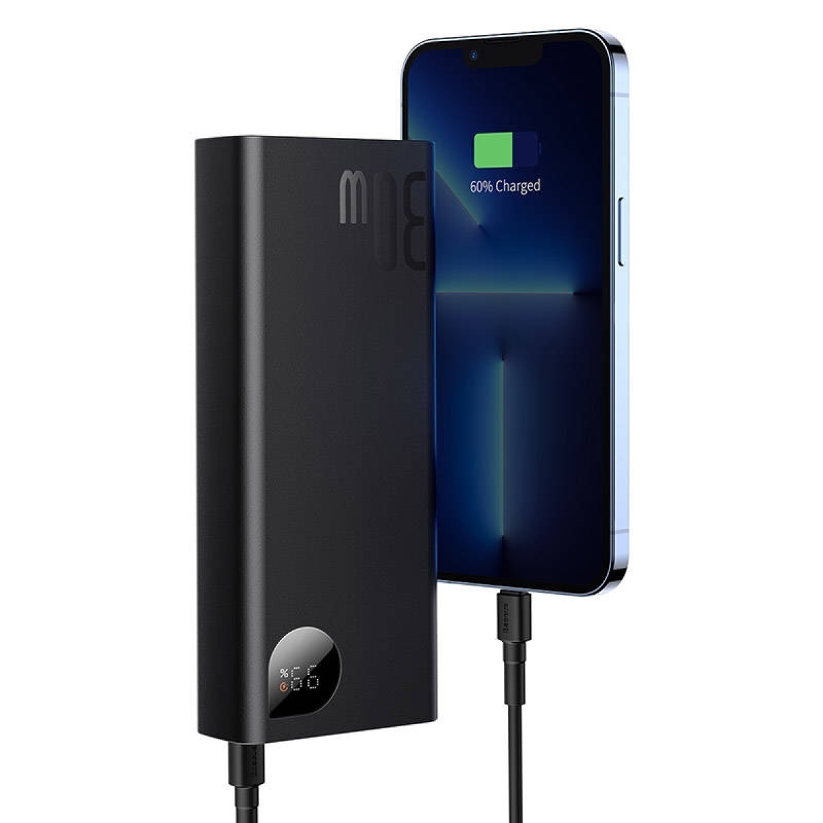 Baseus Powerbank Adaman Metal 20000 mAh, 30W Μαύρο 24327 - Image 4