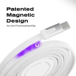 STATIK MagStack Slim Φόρτιστης για Apple Watch 5W Type C Λευκός 1m PUP-0496-WHT-3FT - Image 3