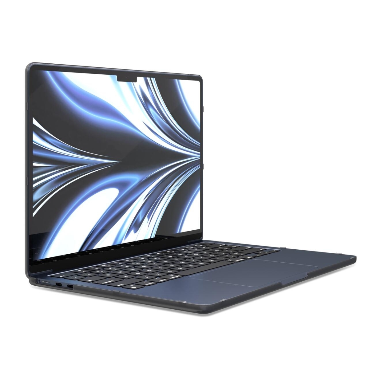 NEXT ONE Θήκη Hard Shell SAFEGUARD για το MacBook Air 13'' M3 (2024) Smoke Black AB1-MBA13M2-SFG-SMK - Image 2