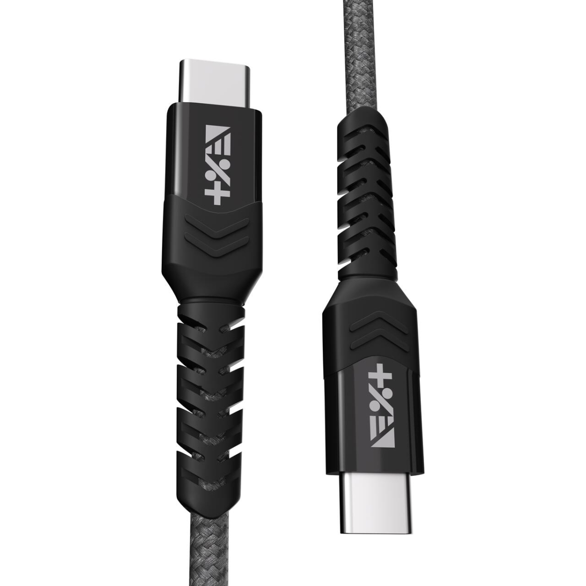 NEXT ONE Καλώδιο Φόρτισης Type C σε Type C 5A Braided 1.2m Space Gray (Γκρι) USBCX2-BRD-SG - Image 3