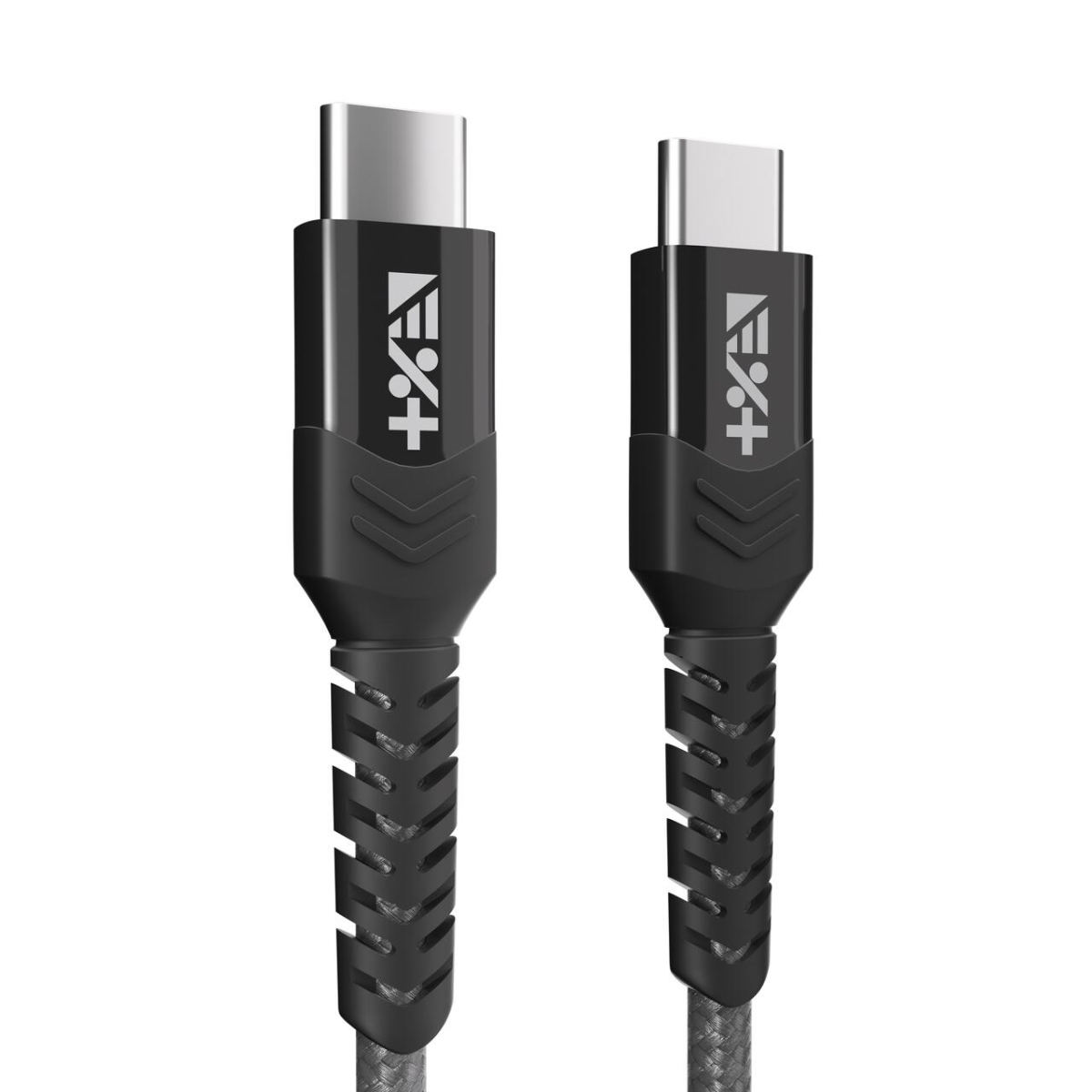 NEXT ONE Καλώδιο Φόρτισης Type C σε Type C 5A Braided 1.2m Space Gray (Γκρι) USBCX2-BRD-SG - Image 4