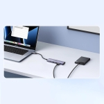 Ugreen USB-C Docking Station με HDMI 4K PD Γκρι CM511 - Image 3
