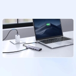 Ugreen USB-C Docking Station με HDMI 4K PD Γκρι CM511 - Image 4