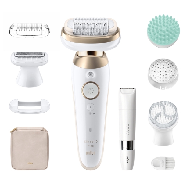 Braun Silk Epil 9 Flex Αποτριχωτική Μηχανή Epilator για Πρόσωπο