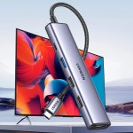 Ugreen USB 3.0 Hub 5 Θυρών με σύνδεση USB-C Ασημί 15495 - Image 2