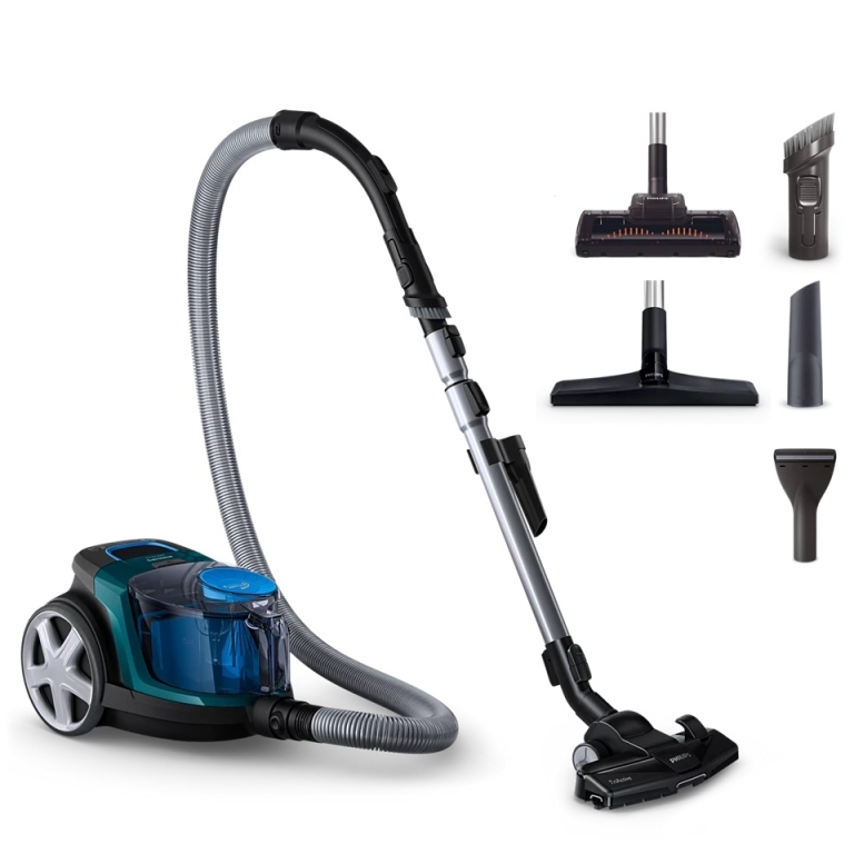 Philips PowerPro Compact Ηλεκτρική Σκούπα 900W με Κάδο 1.5lt Μαύρη FC9334/09