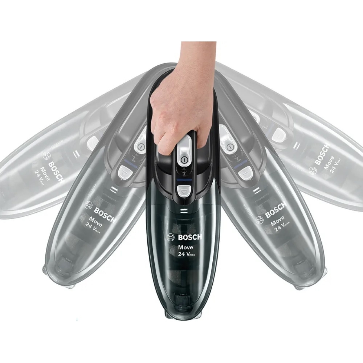 Bosch Επαναφορτιζόμενο Σκουπάκι Χειρός 21.6V Μαύρο BHN24L - Image 3