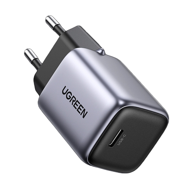 Ugreen Φορτιστής Χωρίς Καλώδιο GaN με Θύρα USB-C 30W Power Delivery Space Gray (Nexode) CD319